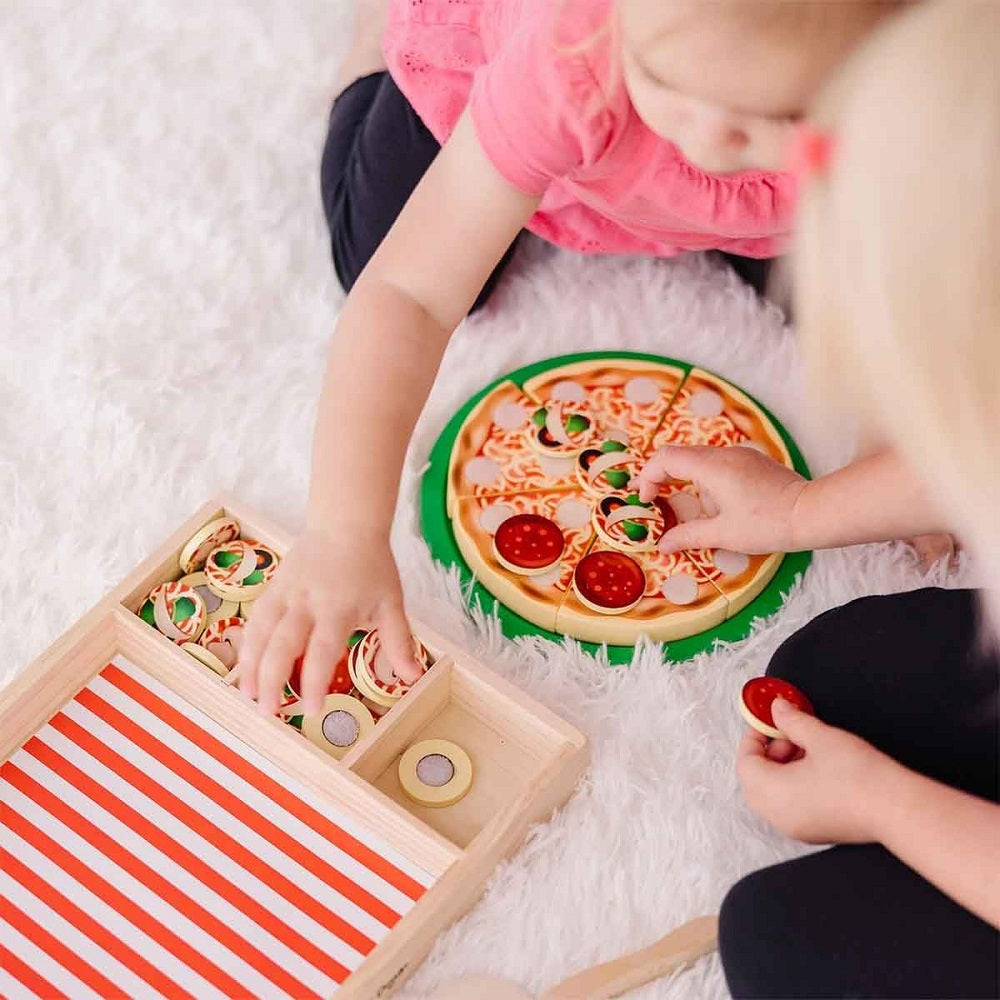 Comidinha de Brinquedo Madeira Festa da Pizza Melissa & Doug