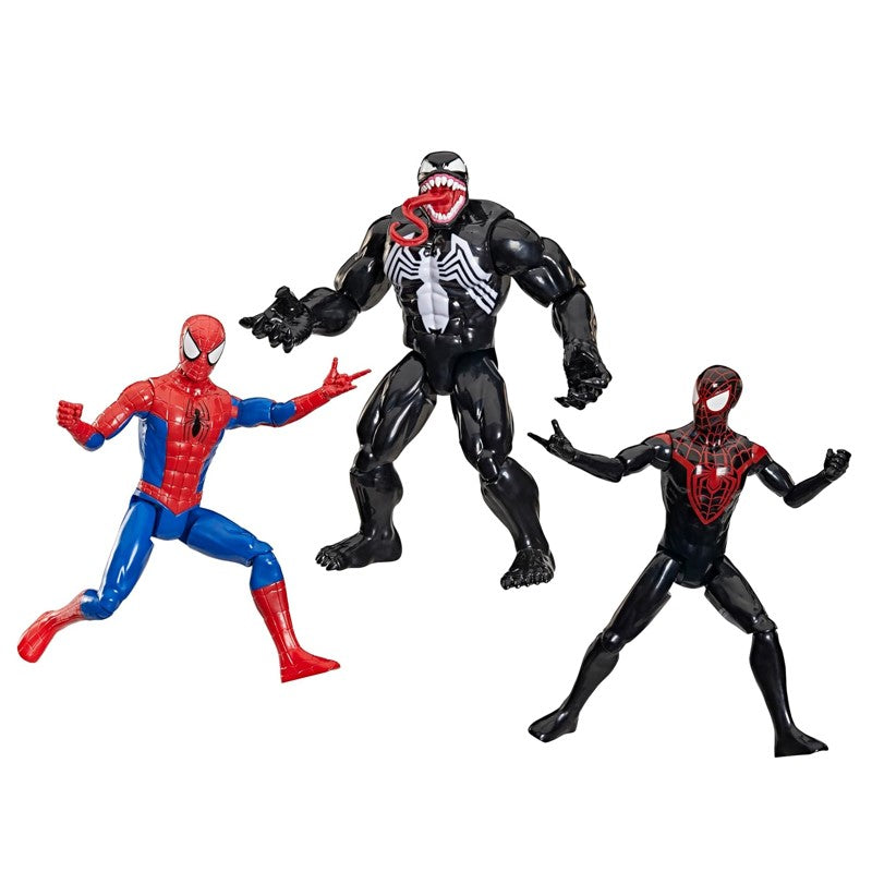Bonecos Marvel Miles Morales Spider-Man e Venom - Hasbro