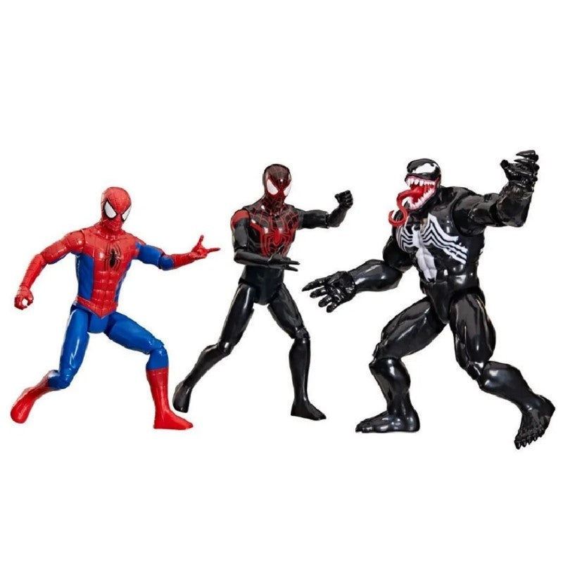 Bonecos Marvel Miles Morales Spider-Man e Venom - Hasbro