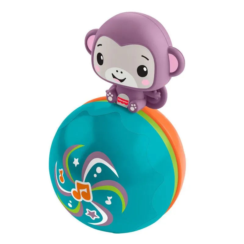 Fisher-Price Macaco Roxo Musical Engatinha Comigo - Mattel