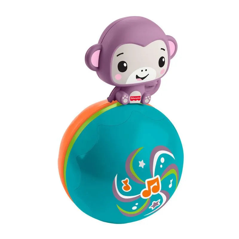 Fisher-Price Macaco Roxo Musical Engatinha Comigo - Mattel