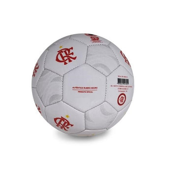 Mini Bola Oficial Flamengo Futebol Branca - CRFMINI14