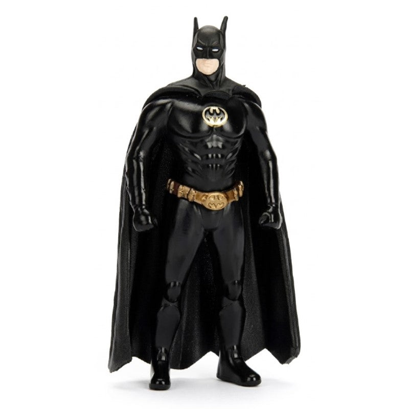 Miniatura Batmóvel Forever com Boneco Filme Clássico 1995 1:24 - Jada