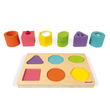 Encaixa-formas Interativo 7 Peças - Janod