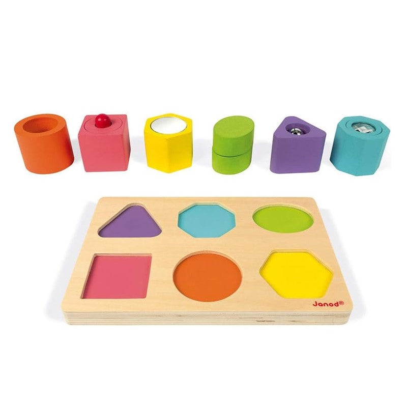 Encaixa-formas Interativo 7 Peças - Janod
