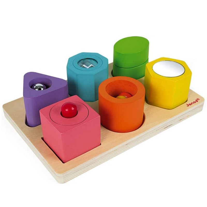 Encaixa-formas Interativo 7 Peças - Janod