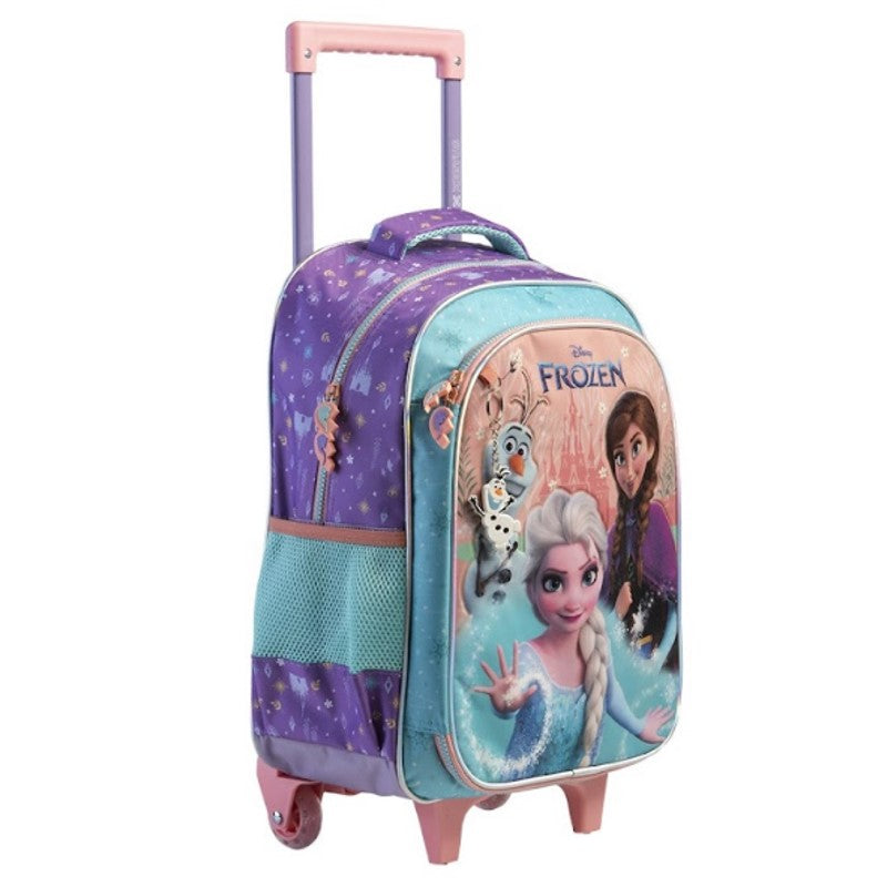 Mochila Carrinho Escolar Frozen - Xeryus