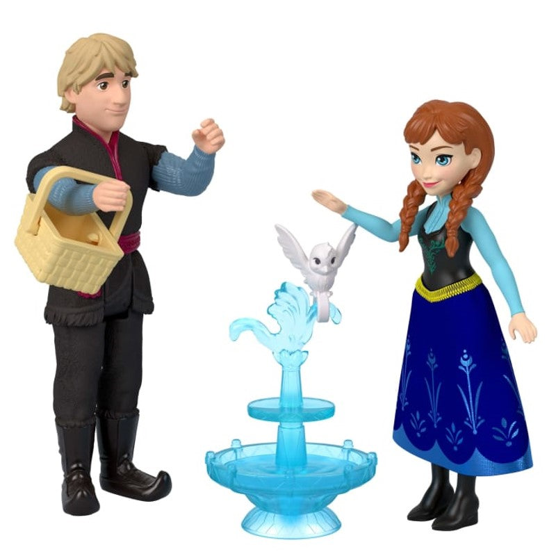 Conjunto de Personagens Anna e Elsa Frozen - Mattel