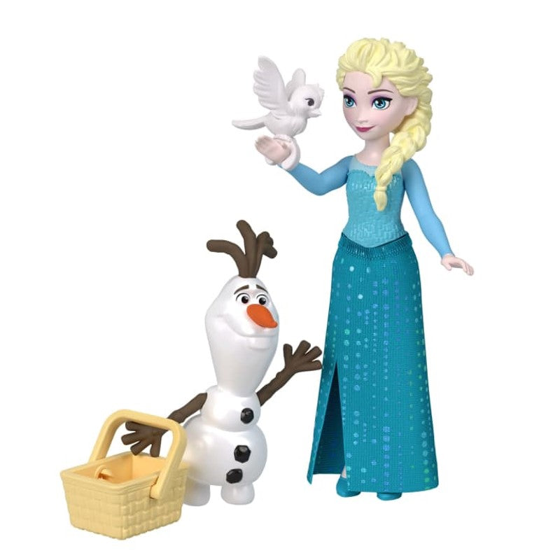 Conjunto de Personagens Anna e Elsa Frozen - Mattel