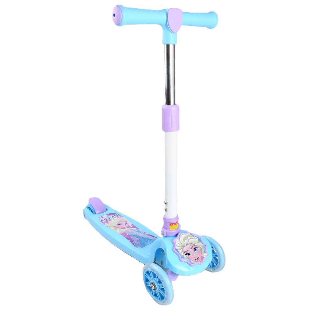 Patinete Infantil 3 Rodas com Luzes Frozen