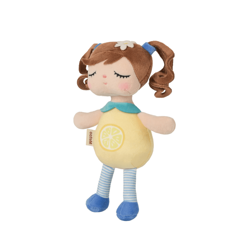 Boneca Com Caixa Mini Angela Frutas Limãozinho 20cm - Metoo