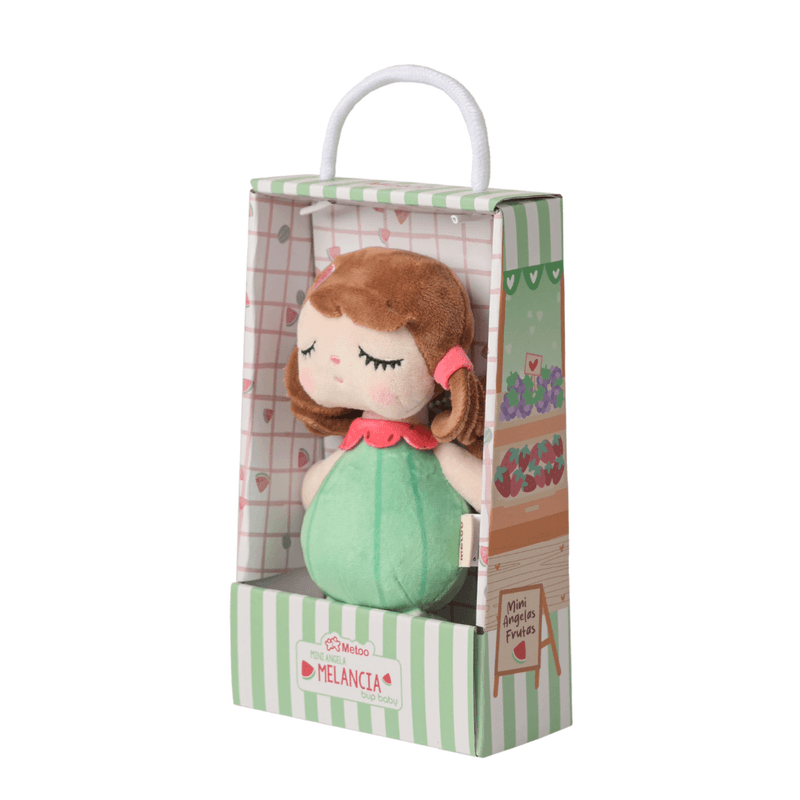 Boneca Mini Angela Frutas Melancia 20cm - Metoo