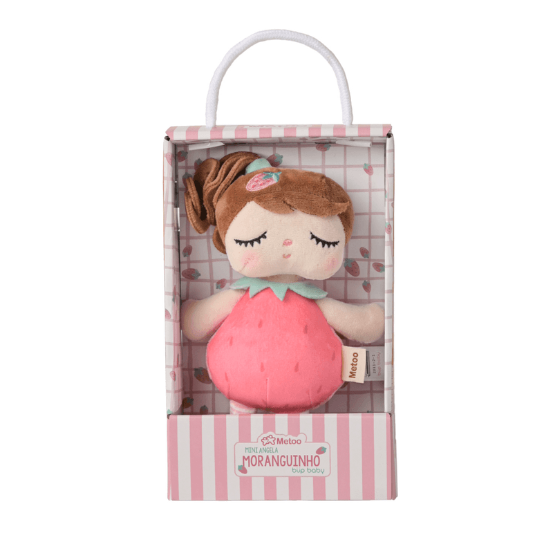 Boneca Mini Angela Frutas Moranguinho 20cm - Metoo