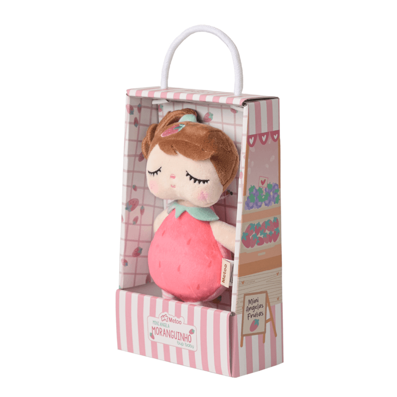 Boneca Mini Angela Frutas Moranguinho 20cm - Metoo