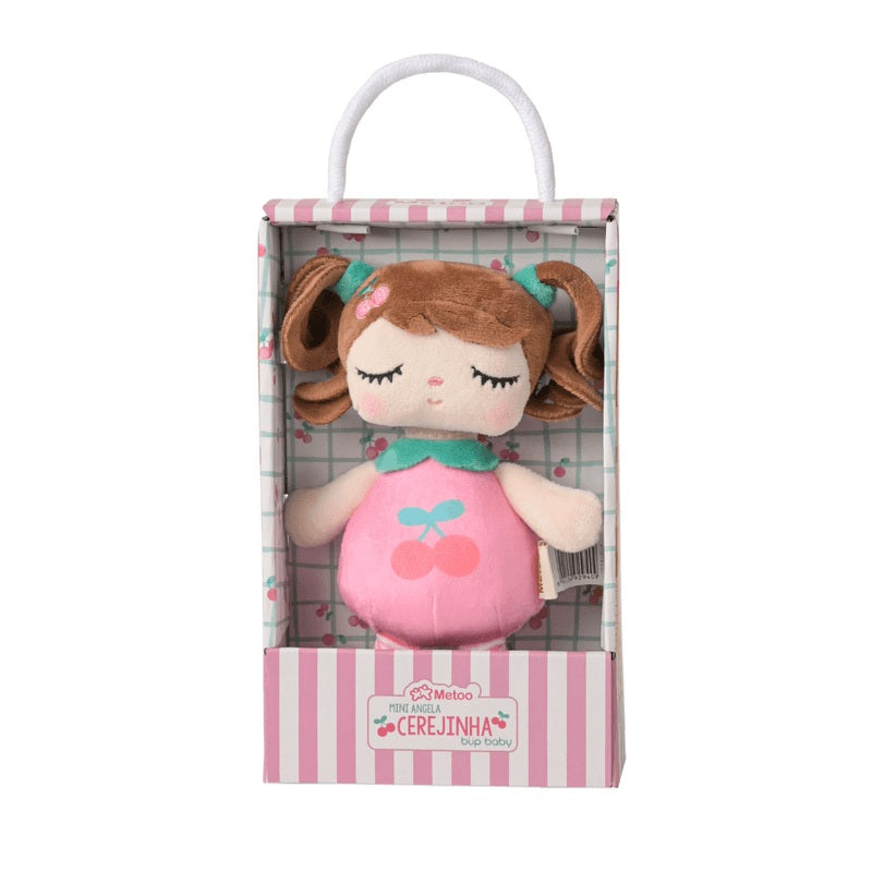 Boneca Metoo Mini Angela Frutas Cerejinha 20cm 7749 - GLC