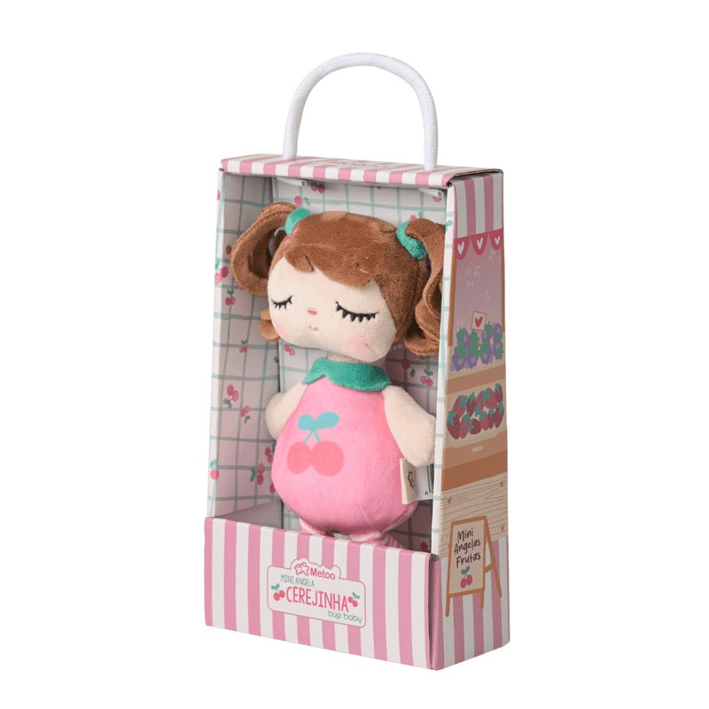 Boneca Metoo Mini Angela Frutas Cerejinha 20cm 7749 - GLC