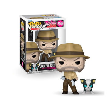 Funko POP! Jojo's Bizarre Adventure: Joseph Joestar com Iggy - Candide