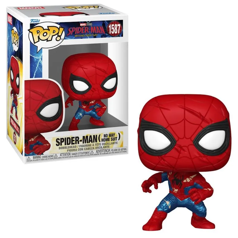 Boneco Funko Pop! Marvel Homem-Aranha: Um Novo Dia - Homem-Aranha (Traje Antigo)