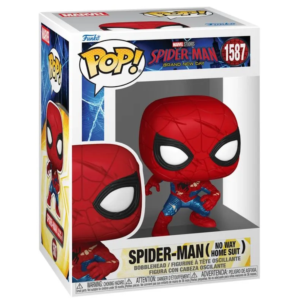 Boneco Funko Pop! Marvel Homem-Aranha: Um Novo Dia - Homem-Aranha (Traje Antigo)