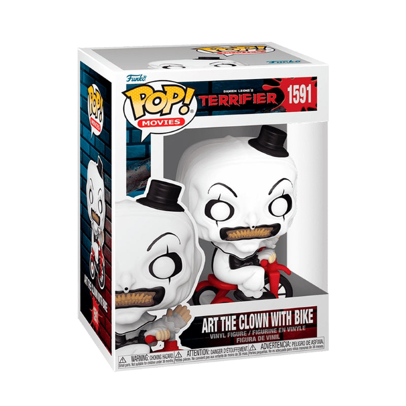 Funko Pop Movies: Terrifier- Palhaço Art com Bicicleta - Candide