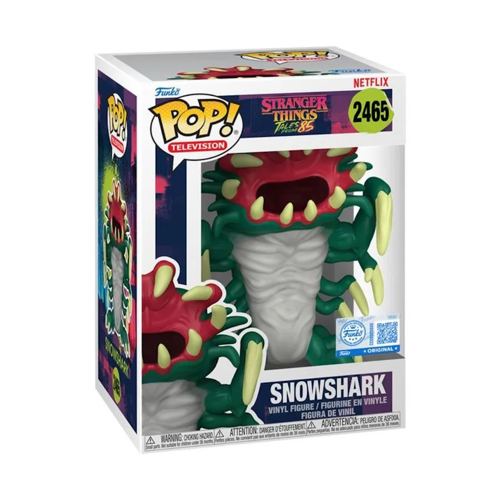 Boneco Funko Pop! Exclusivo Stranger Things: Historias De 85 - Tubarão Da Neve