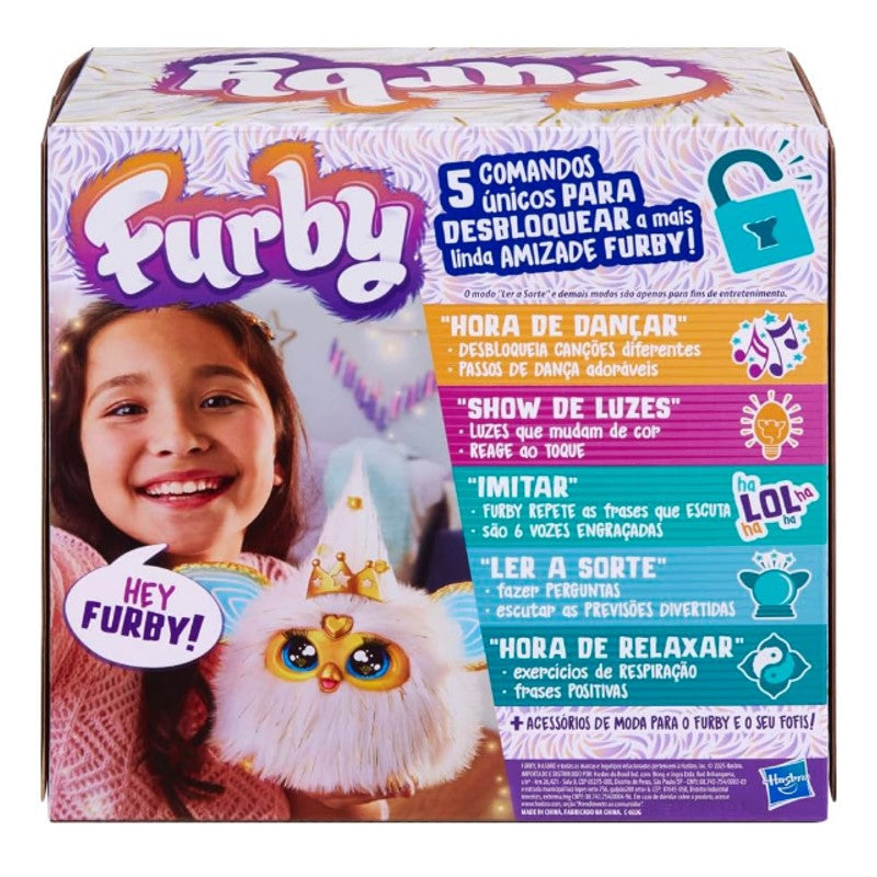 Furby Gold Glam Pelúcia Interativa - Hasbro