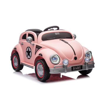 Carrinho Elétrico Infantil Rosa 12v Com Controle Remoto - Shiny Toys