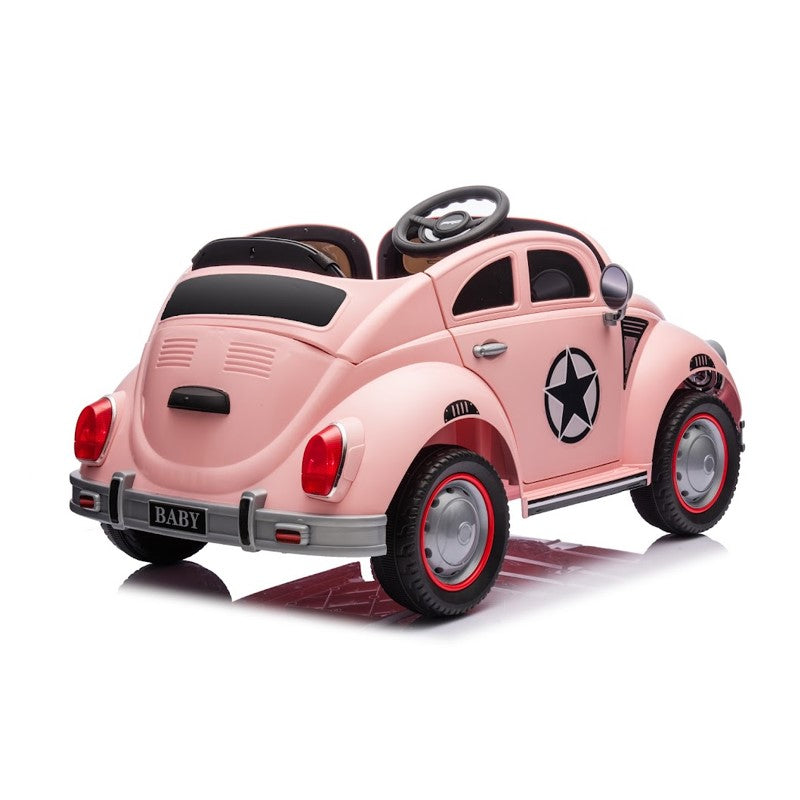 Carrinho Elétrico Infantil Rosa 12v Com Controle Remoto - Shiny Toys