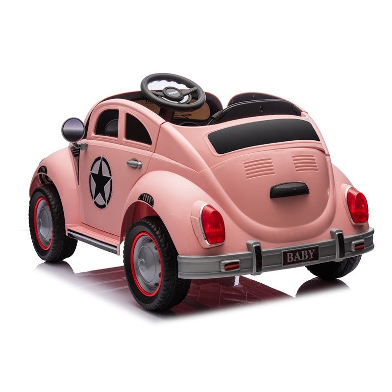 Carrinho Elétrico Infantil Rosa 12v Com Controle Remoto - Shiny Toys
