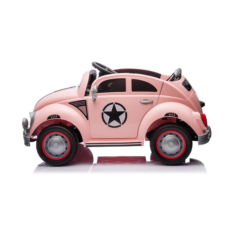 Carrinho Elétrico Infantil Rosa 12v Com Controle Remoto - Shiny Toys