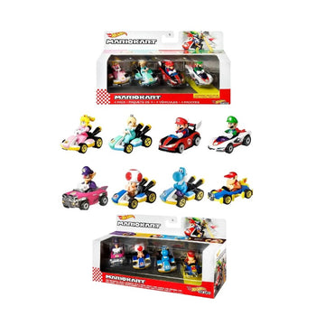 Kit 4 Carrinhos Hot Wheels Mario Kart - Mattel