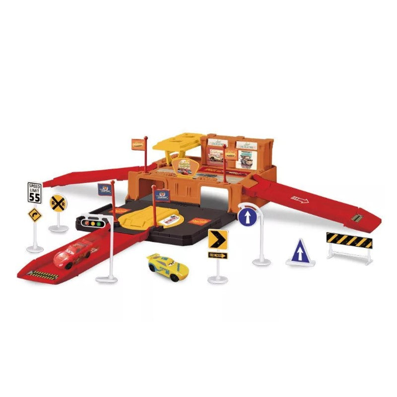 Garagem Carros com Mcqueen e Cruz - Toyng