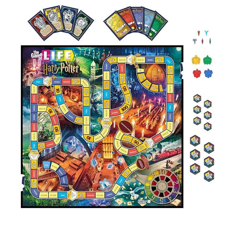 Jogo de Tabuleiro The Game of Life Edição Harry Potter - Hasbro