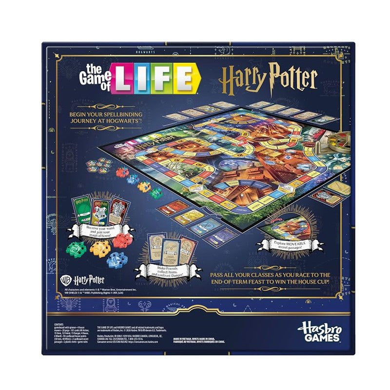 Jogo de Tabuleiro The Game of Life Edição Harry Potter - Hasbro