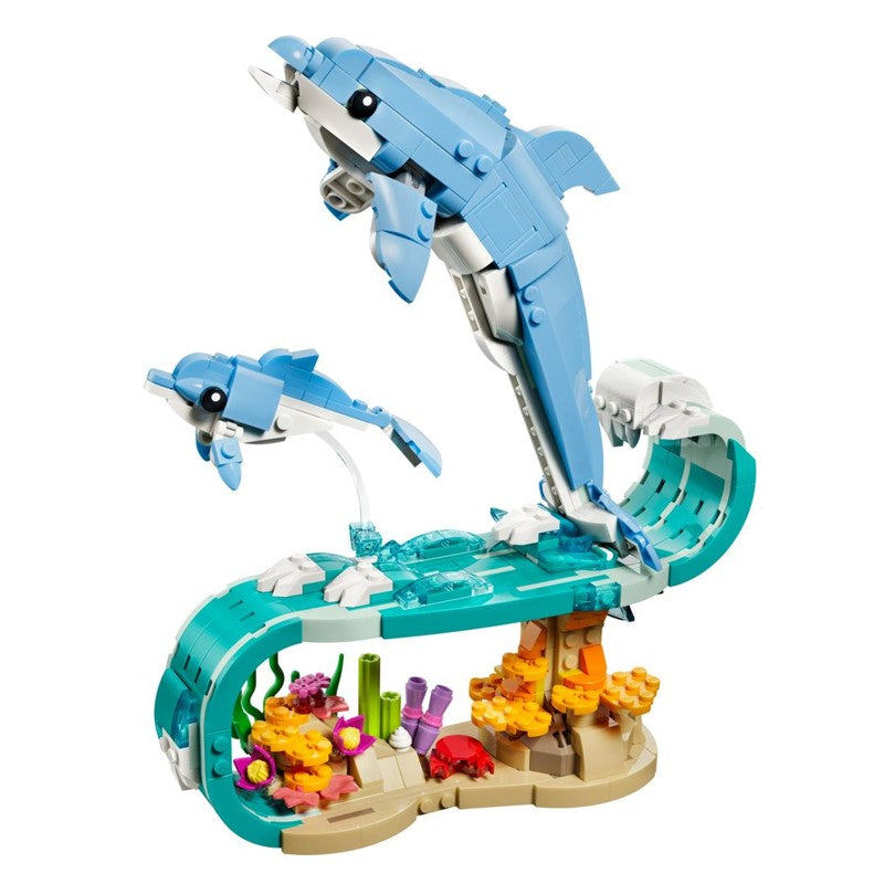 Lego Creator 3 em 1 Animais Marinhos Lindos Golfinhos - 31385