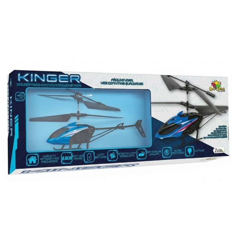 Helicóptero de Brinquedo com Controle Remoto - Zein