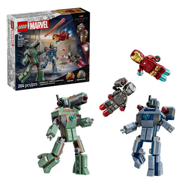 Lego Marvel Homem de Ferro e Máquina de Combate vs Drones Hammer - 76320