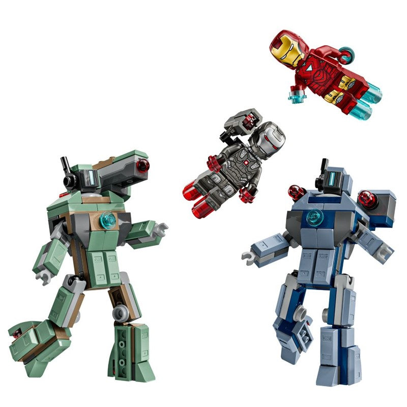 Lego Marvel Homem de Ferro e Máquina de Combate vs Drones Hammer - 76320