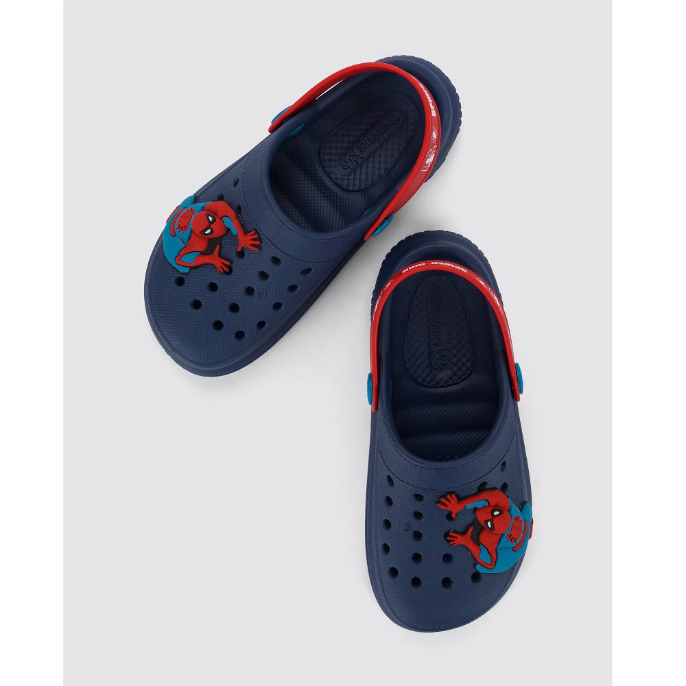 Babuche Infantil Marvel Homem Aranha Azul Escuro - Grendene