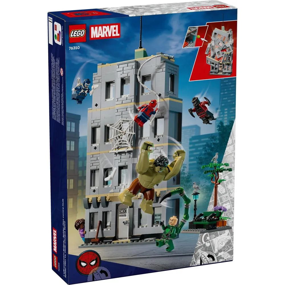 Lego Marvel Homem-Aranha vs Hulk: Confronto Épico - 76350