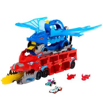 Hot Wheels City Ultimate Dual Dragon Transporter - MATTEL