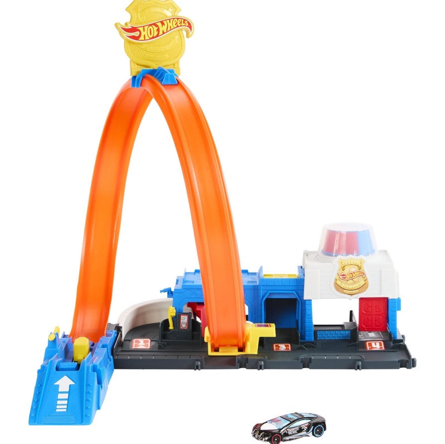 Pista Hot Wheels City Super Delegacia - Mattel JBM71