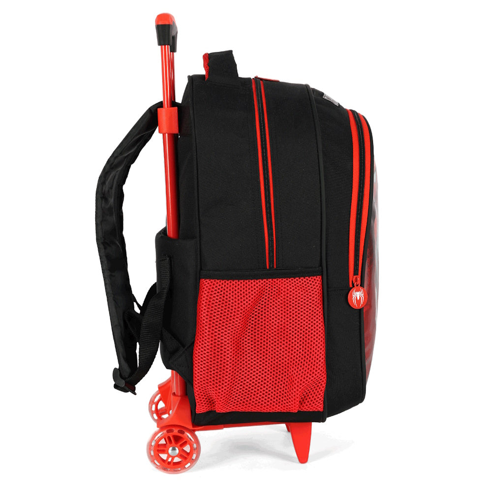 Kit Mochila de Rodinha Spider-Man + Lancheira Térmica + Estojo Escolar - Luxcel