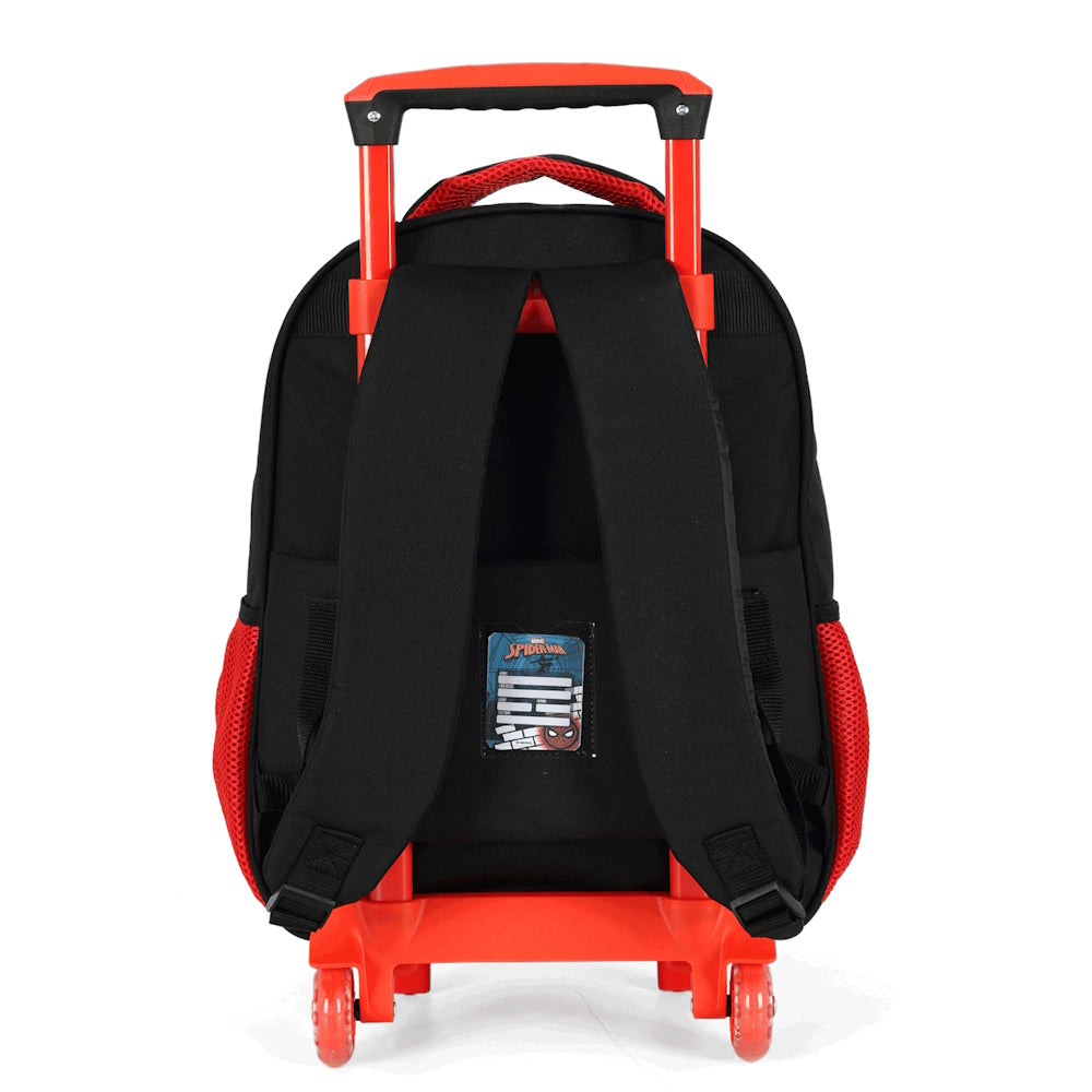 Kit Mochila de Rodinha Spider-Man + Lancheira Térmica + Estojo Escolar - Luxcel