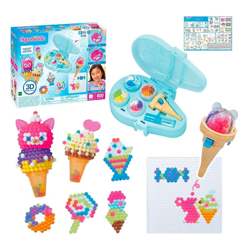 Ice Cream Party Craft Studio Aquabeads - Epoch