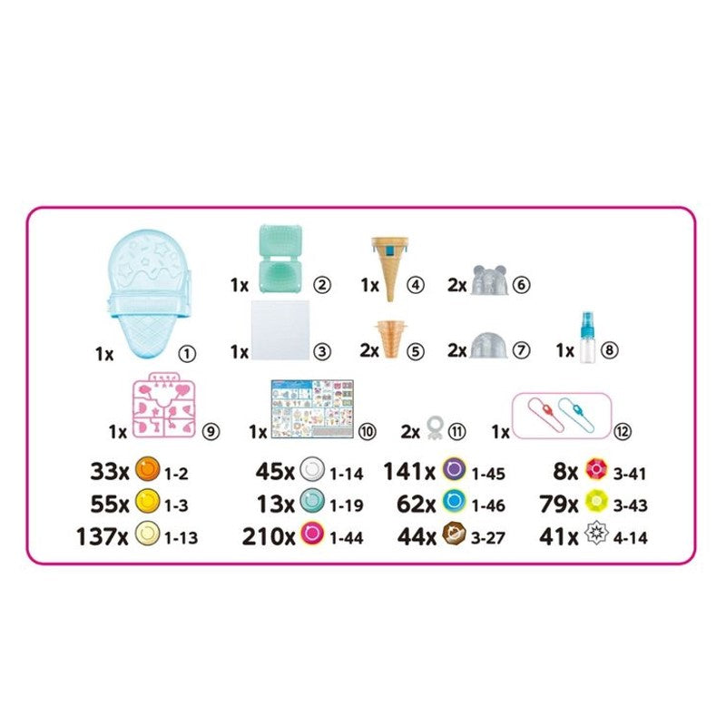 Ice Cream Party Craft Studio Aquabeads - Epoch