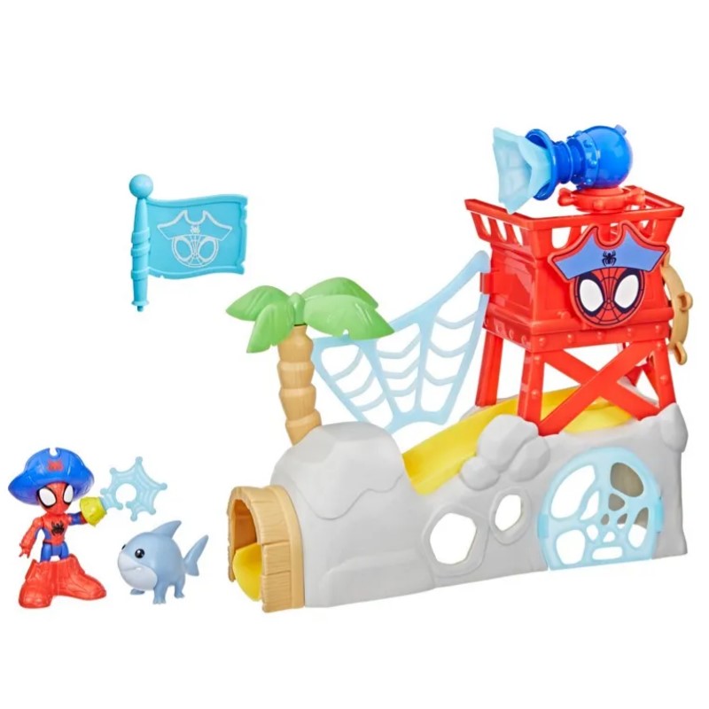 Playset Figura Spidey Ilha Do Spidey - Hasbro