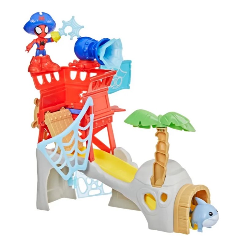 Playset Figura Spidey Ilha Do Spidey - Hasbro