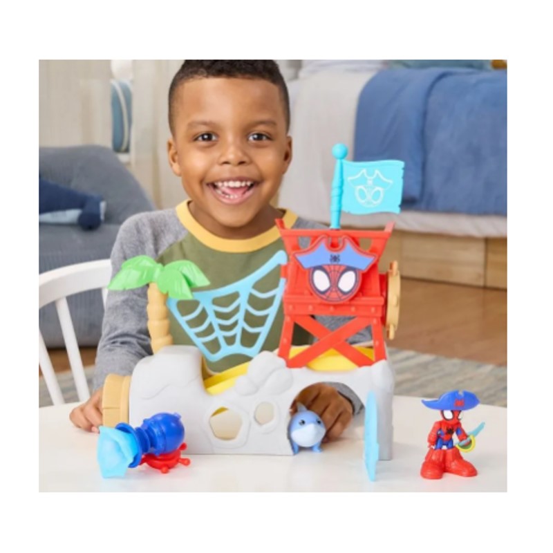 Playset Figura Spidey Ilha Do Spidey - Hasbro