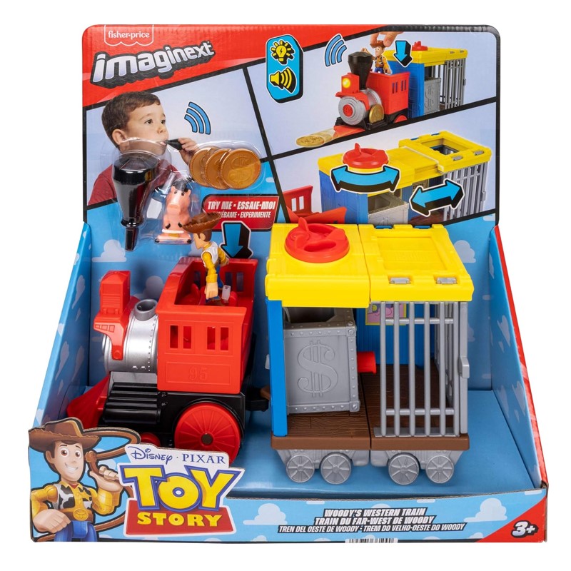 Imaginext Toy Story Trem do Velho Oeste de Woody - Mattel